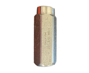 dust suppression check valve